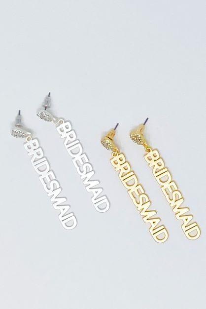 Be My Bridesmaid Earrings - Three Mad Hatters Mercantile 
