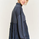 Cozy Chic- Mock Neck Tunic Knit Top