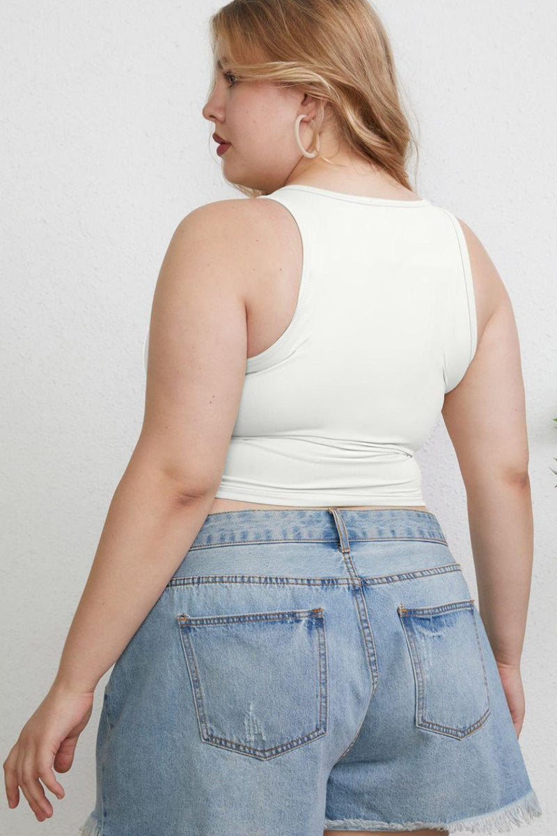 Basic Bae Round Neck Slim Tank - Three Mad Hatters Mercantile 