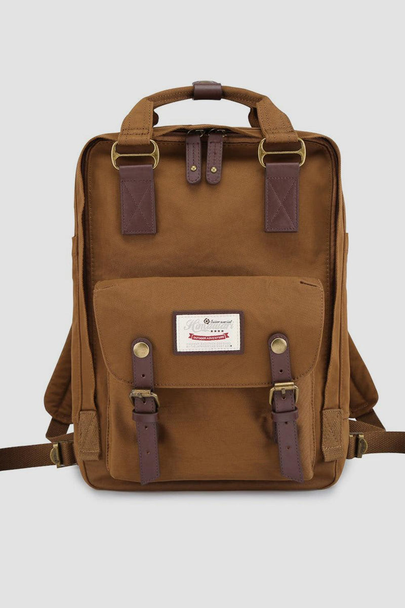 Himawari Contrast Waterproof Nylon Backpack Bag - Three Mad Hatters Mercantile 