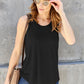 Basic Bae Full Size Round Neck Tank Womens Tank Tops Black S 