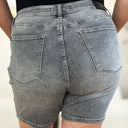 Judy Blue Full Size High Waist Washed Denim Shorts