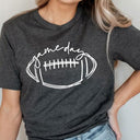 Cursive Football Game Day Graphic Tee