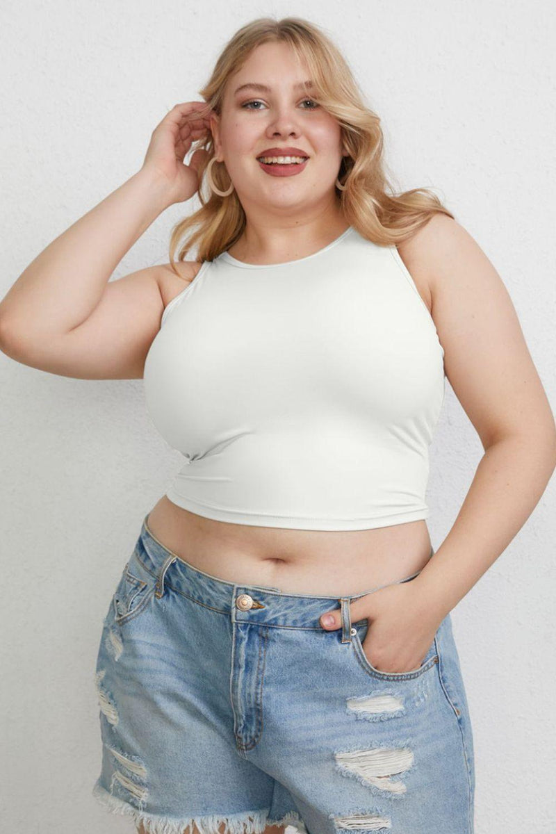 Basic Bae Round Neck Slim Tank - Three Mad Hatters Mercantile 