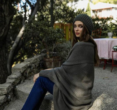 Boucle Rib Knit Beret