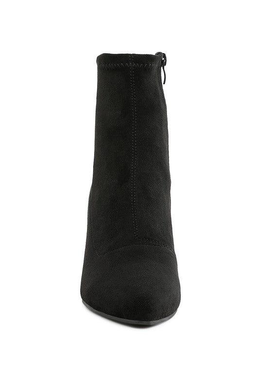 Yara Microfiber Wedge Sock Boots - Three Mad Hatters Mercantile 