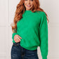 A Song to Sing Sweater Knit Pullover Womens Long Sleeve Tops