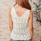 Adventure is Out There Open Knit Tank Womens Tank Tops   