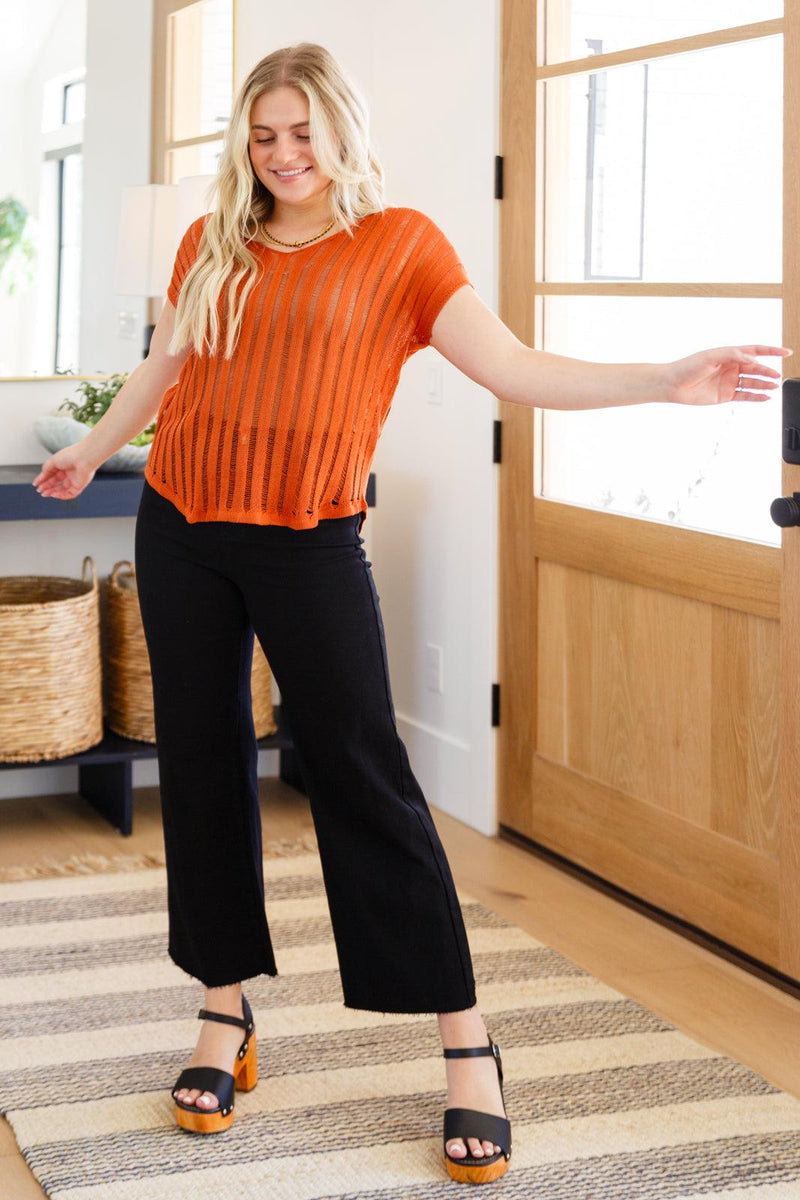 All I See Is You Loose Knit Top - Three Mad Hatters Mercantile 