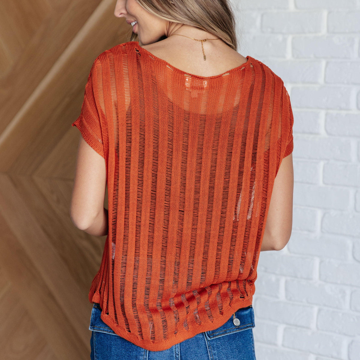 All I See Is You Loose Knit Top - Three Mad Hatters Mercantile 