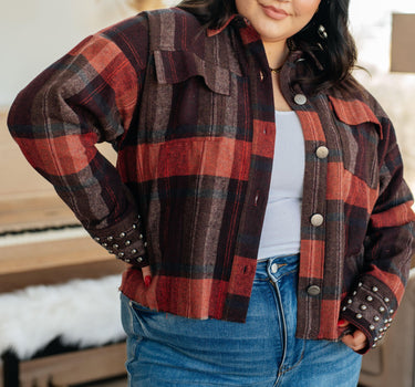 Already There Plaid Shacket
