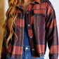 Already There Plaid Shacket Layers   