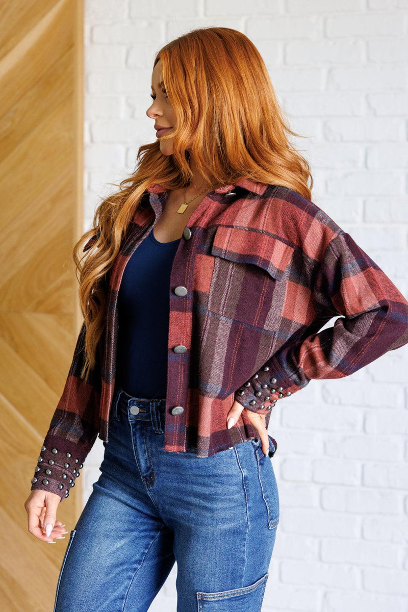 Already There Plaid Shacket - Three Mad Hatters Mercantile 