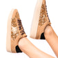 Another Round Sneakers in Gold Sequins Womens   