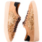 Another Round Sneakers in Gold Sequins Womens   