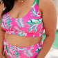 Barbados Tropical Print Swim Top Swimwear   