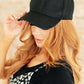 Basic Babe Ball Cap in Black Accessories   