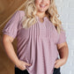 Best Chance Pleat Front Blouse Tops   