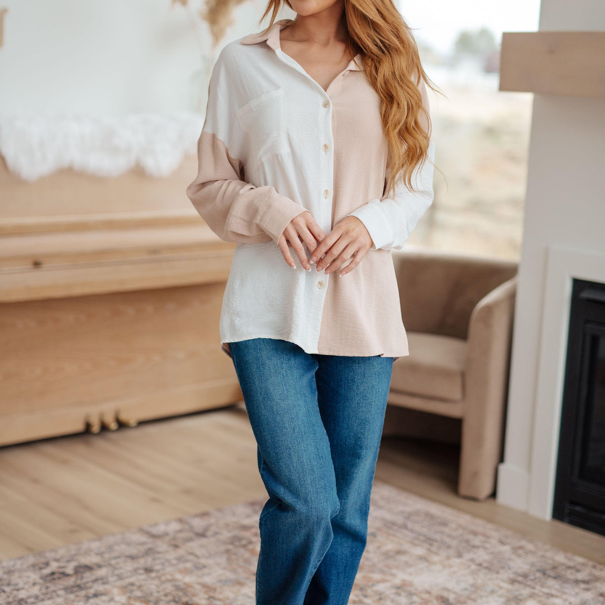 Block Party Button Down - Three Mad Hatters Mercantile 
