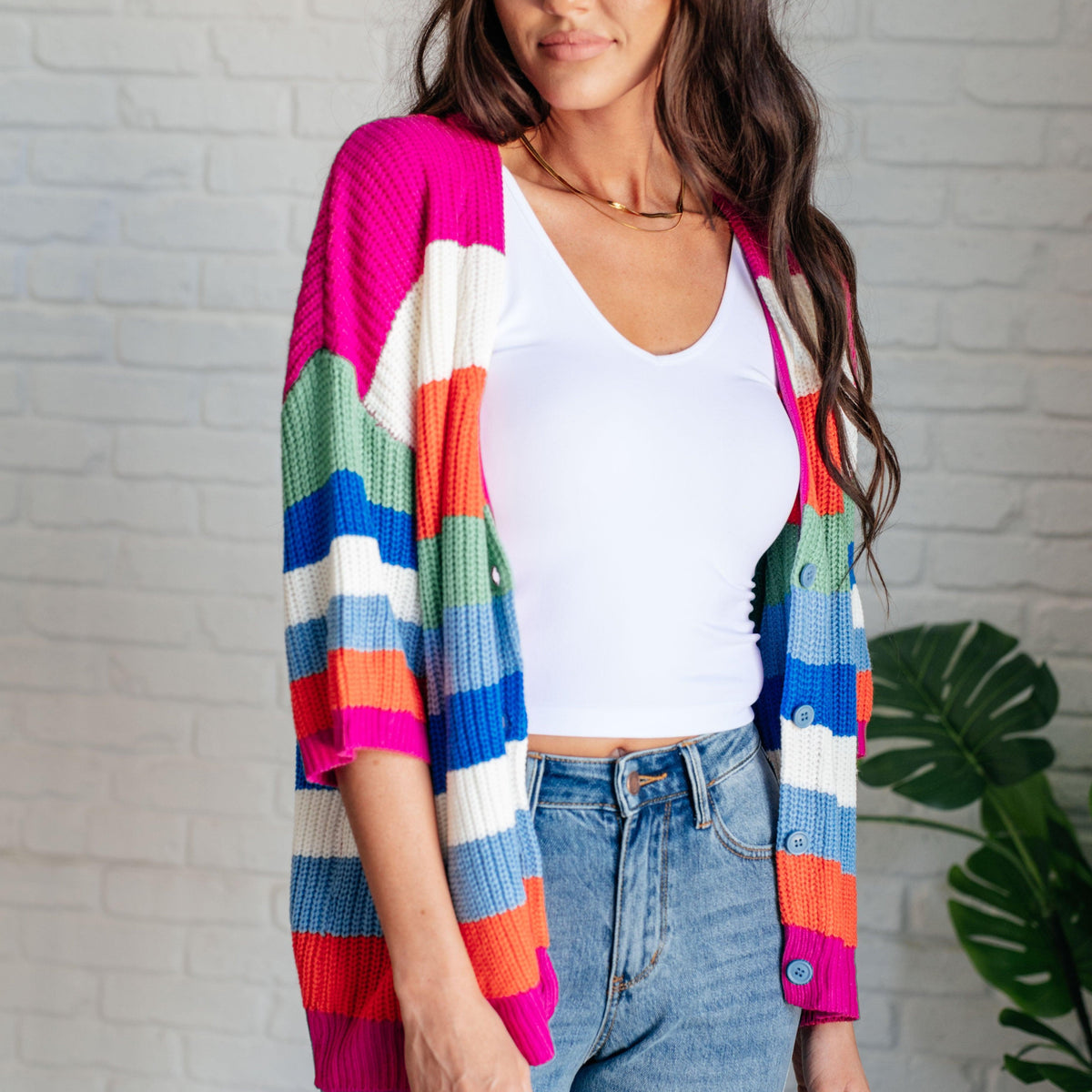 Bold Flirt Button Down Cardigan - Three Mad Hatters Mercantile 