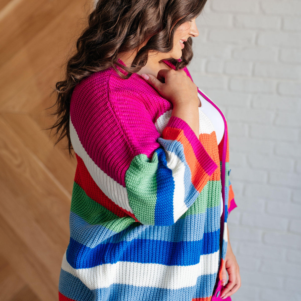Bold Flirt Button Down Cardigan - Three Mad Hatters Mercantile 