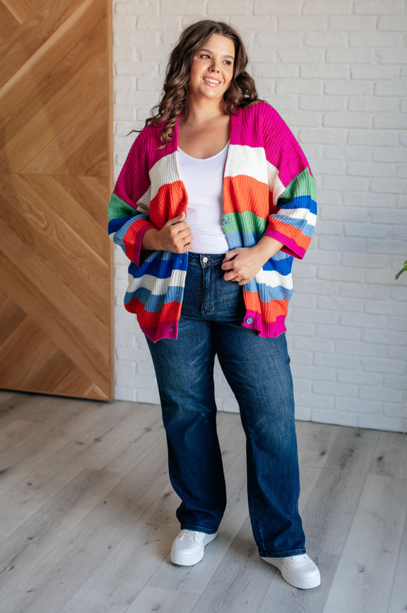 Bold Flirt Button Down Cardigan Layers   