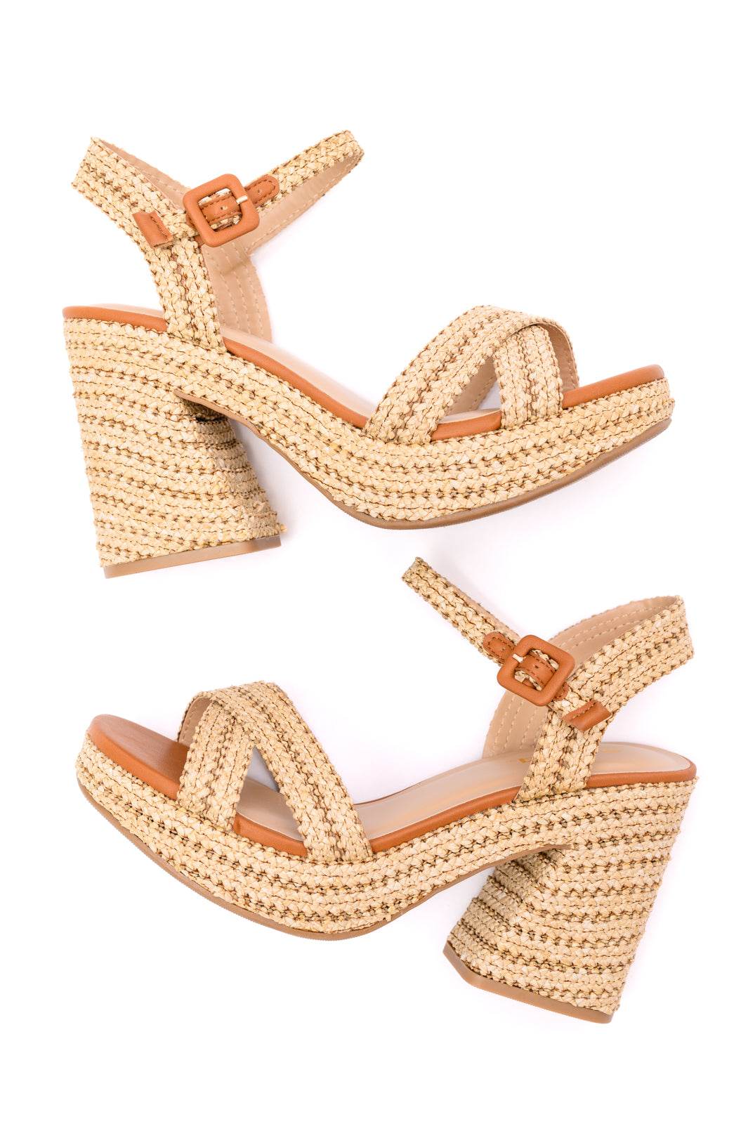 Bon Voyage Rope Woven Heel Shoes womens Shoes   