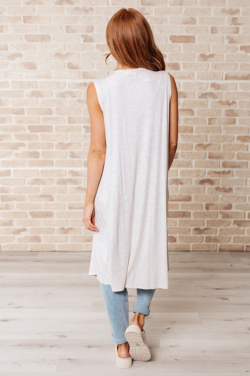 Breezy Boho Sleeveless Cardigan Layers   