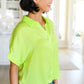 Bright Idea Button Down in Citrus Womens Tops   