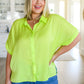 Bright Idea Button Down in Citrus Womens Tops   