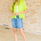 Bright Idea Button Down in Citrus Womens Tops   