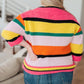 Bright Side Striped Sweater Tops   