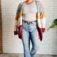 Bring the Warmth Color Block Cardigan Layers   