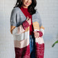 Bring the Warmth Color Block Cardigan Layers   