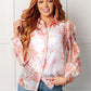 Call Me Back Sheer Floral Button Up Blouse Blouses