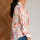 Call Me Back Sheer Floral Button Up Blouse Blouses   