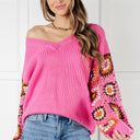 Can't Stop this Feeling V-Neck Knit Sweater