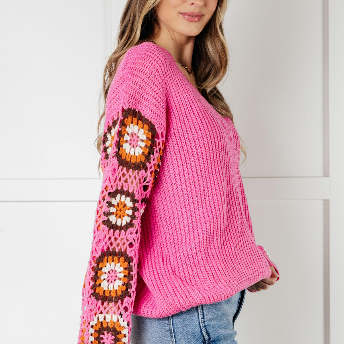 Can't Stop this Feeling V-Neck Knit Sweater - Three Mad Hatters Mercantile 