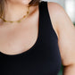 Carefree Seamless Reversible Tank in Black Tops   