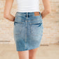 Carol High Rise Rigid Magic Denim Skirt Womens Denim Skirt   