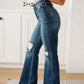 Cassandra High Rise Flare Jeans Flare Leg Jeans   