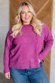 Casual Tuesday Ribbed Knit Sweater in Light Plum Tops   