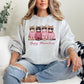 Valentine Cats Graphic Sweatshirt Womens