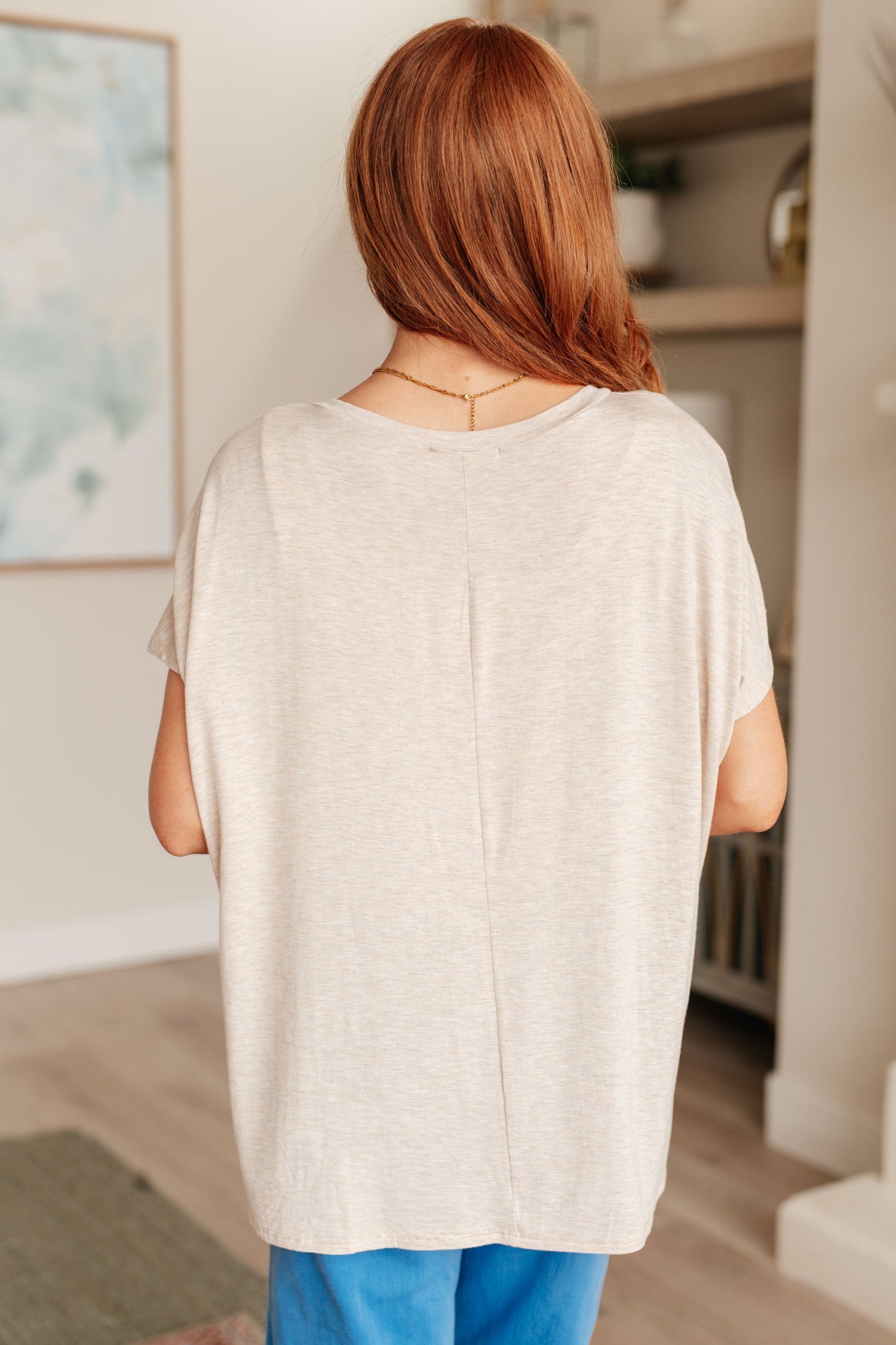 Clear Things Up V-Neck Top Tops   