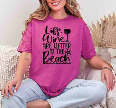 Wine On The Beach T-Shirt