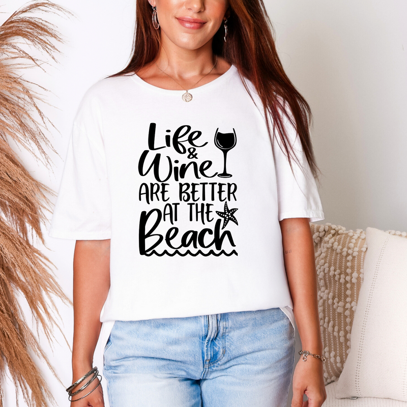 Wine On The Beach T-Shirt