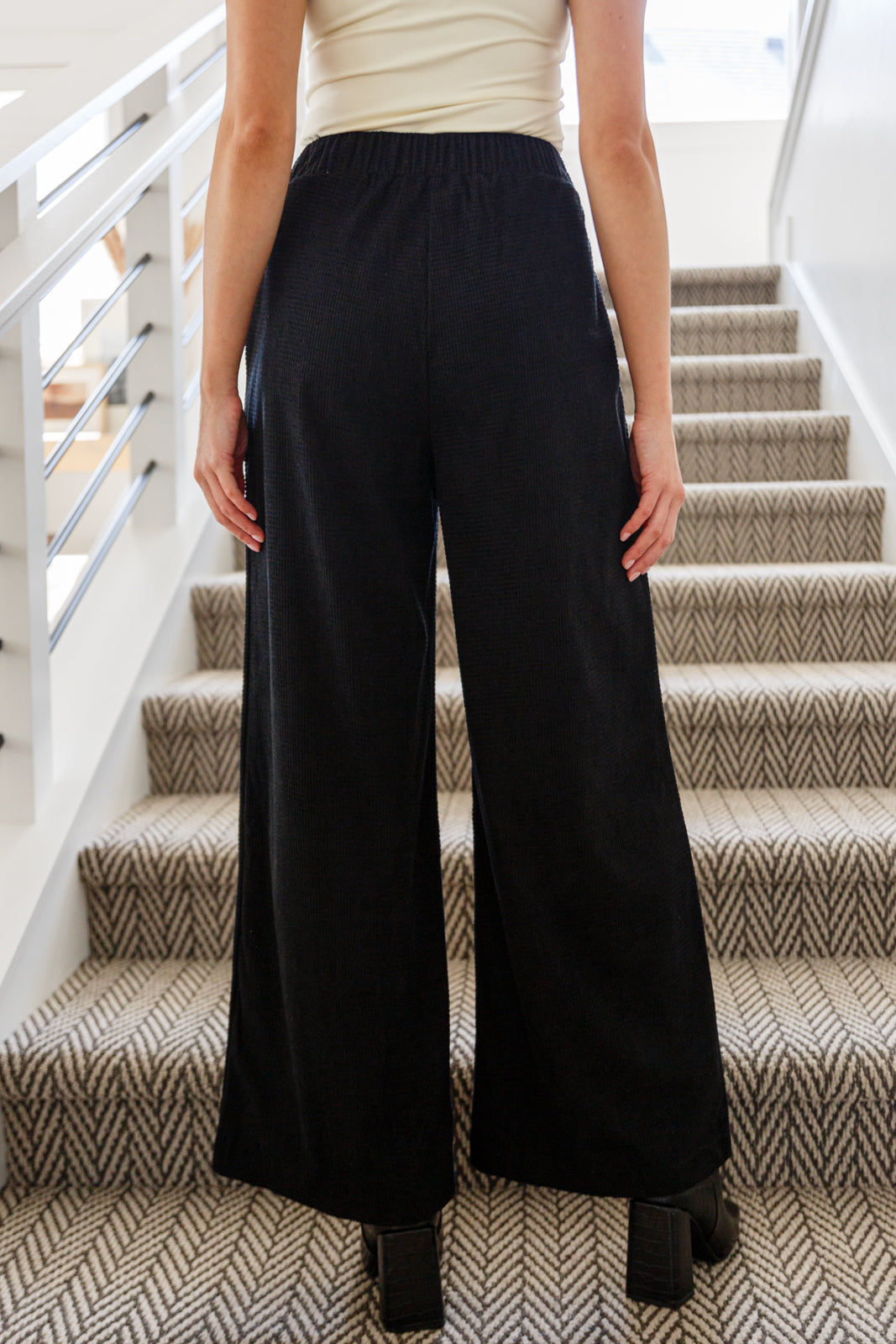 Come Rain or Shine Wide Leg Pants Bottoms   