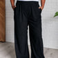 Come Rain or Shine Wide Leg Pants Bottoms   