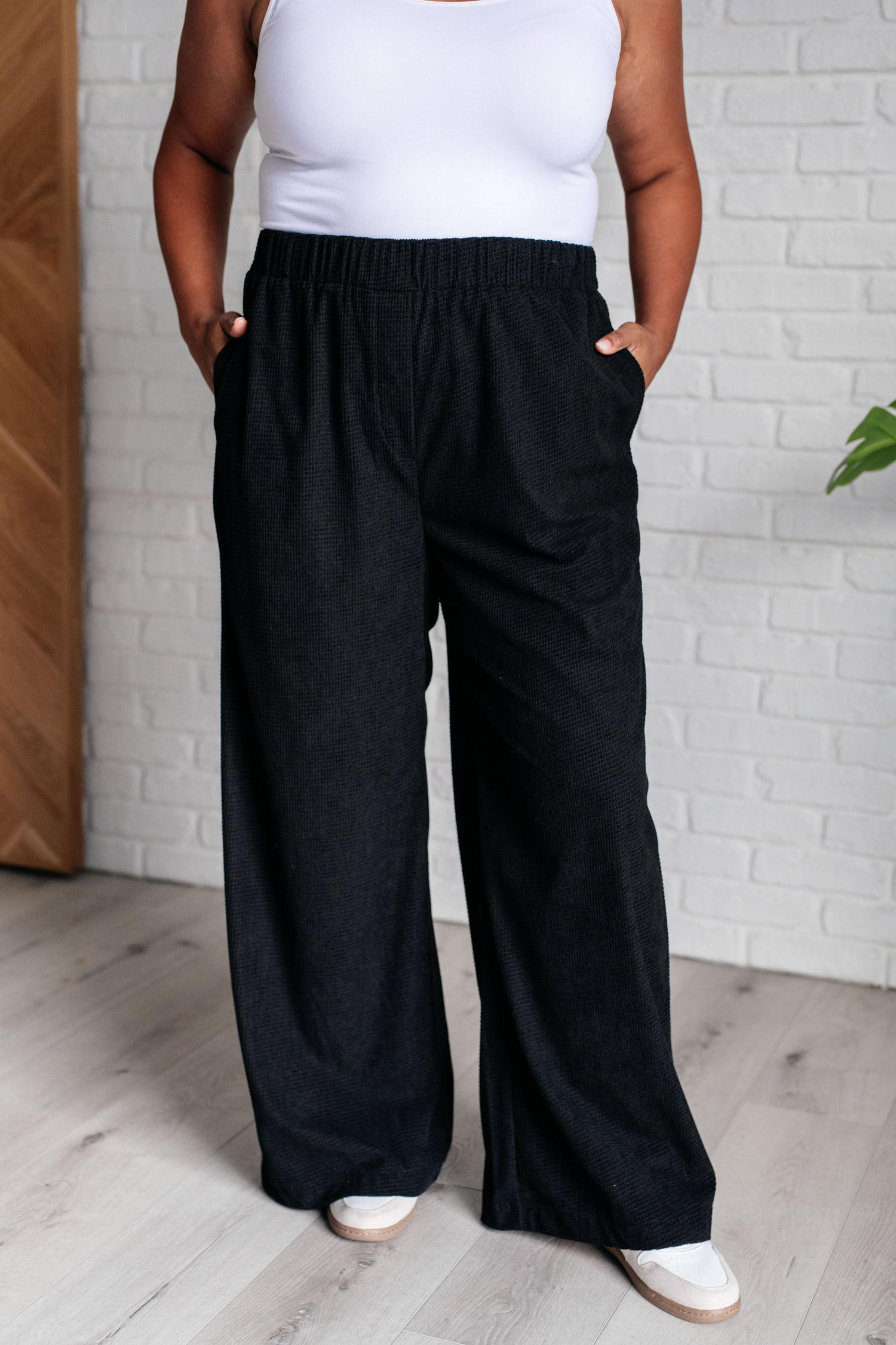 Come Rain or Shine Wide Leg Pants Bottoms   