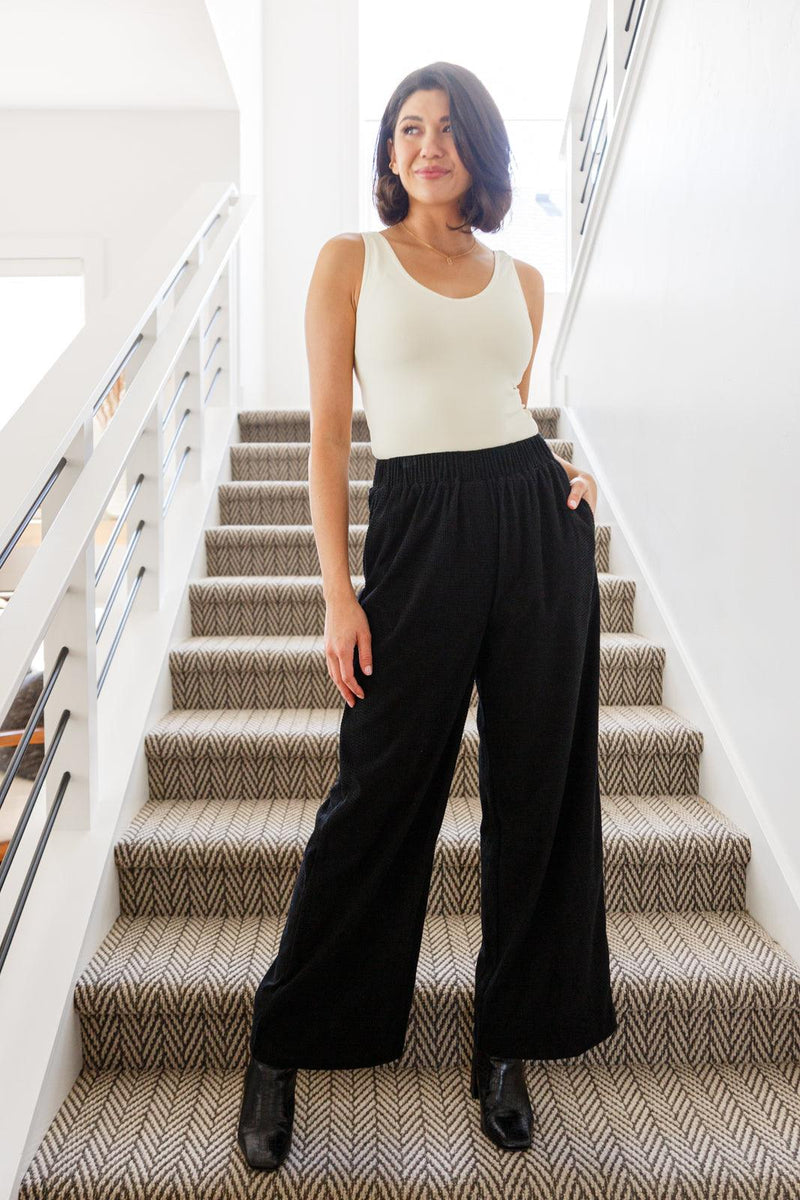 Come Rain or Shine Wide Leg Pants - Three Mad Hatters Mercantile 